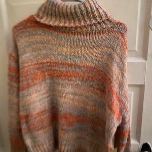 Pink Turtleneck Sweater